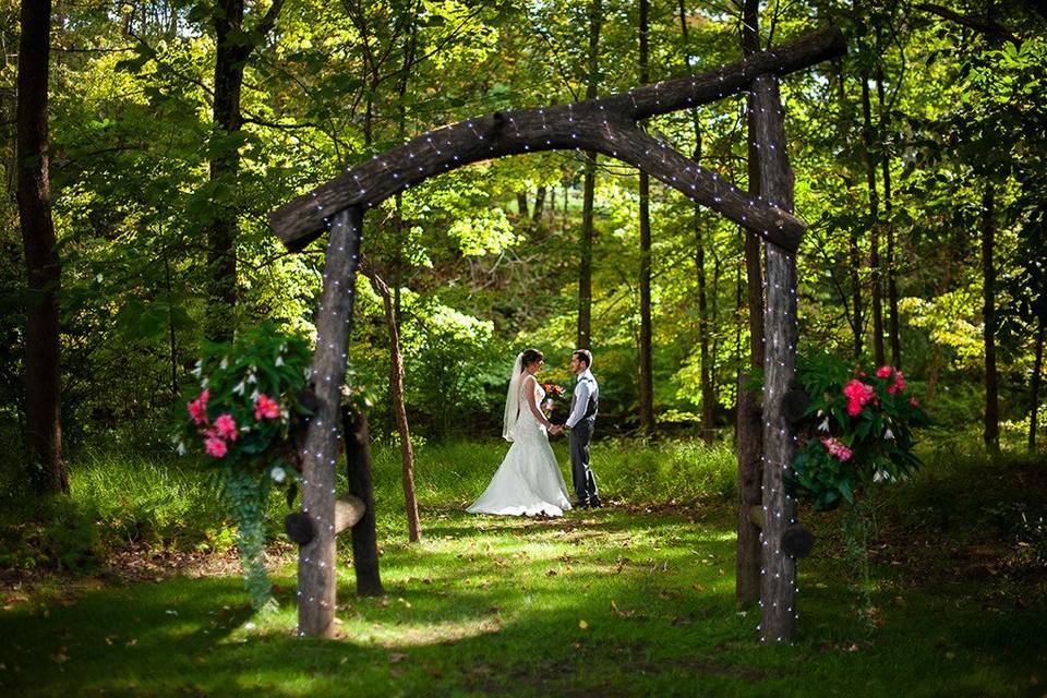 Naturalistic wedding