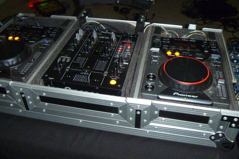 DJ mixing table