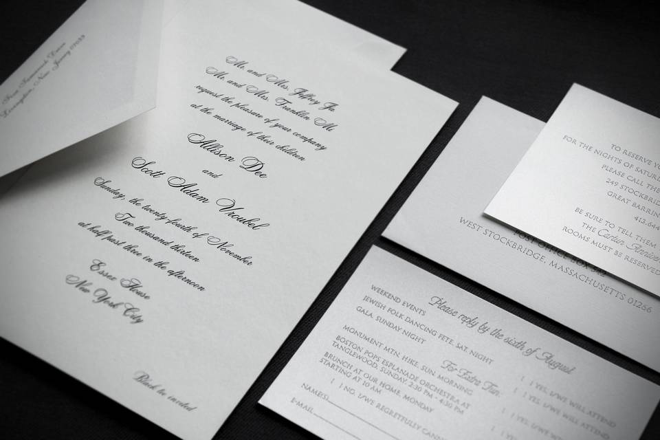 Invitation set