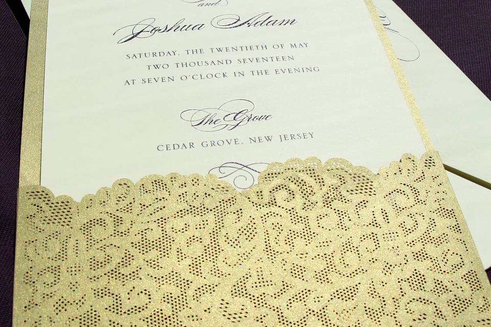 Gold envelope