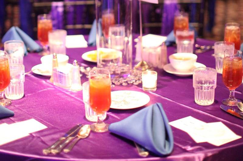 Color Scheme-Purple, cornflower blue, silverRomantic, Chic