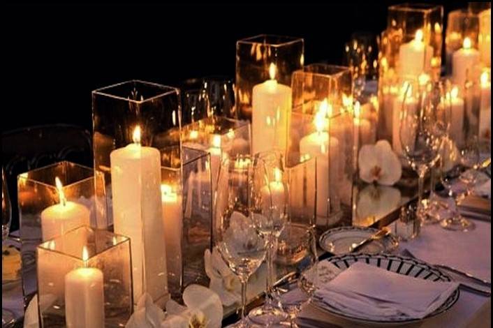 Candle centerpiece