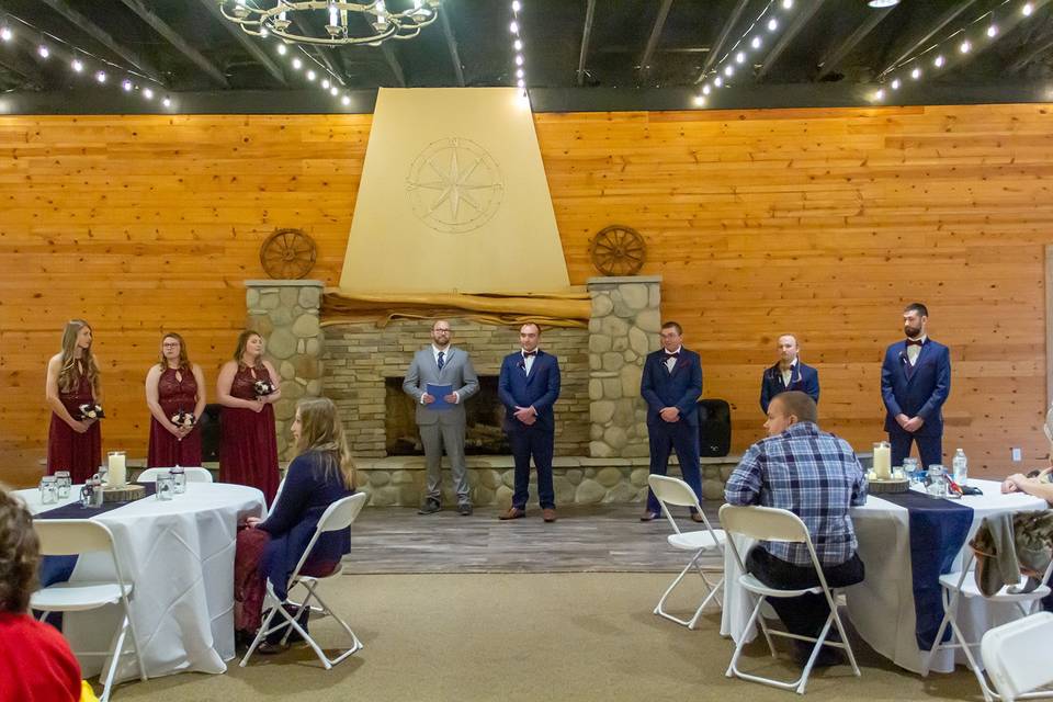 Indoor ceremony