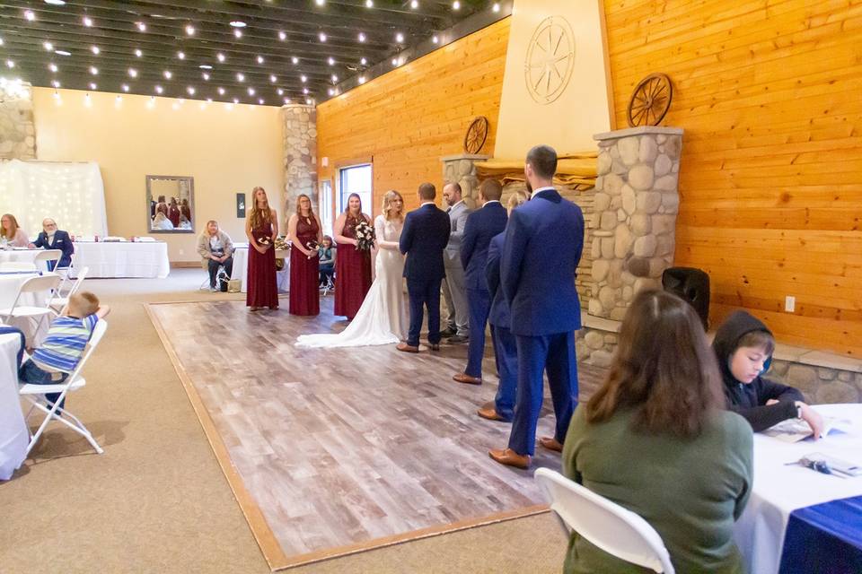 Indoor ceremony