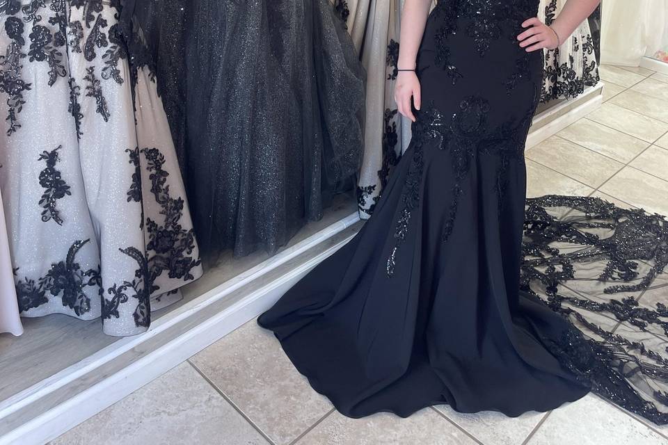 Black Wedding Gowns
