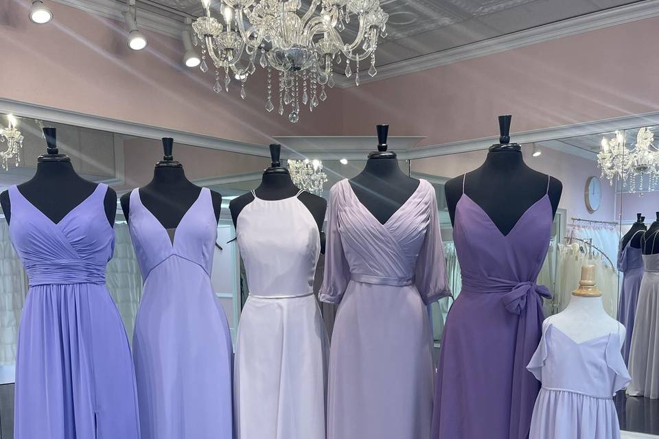 Lavender Purple Bridesmaids