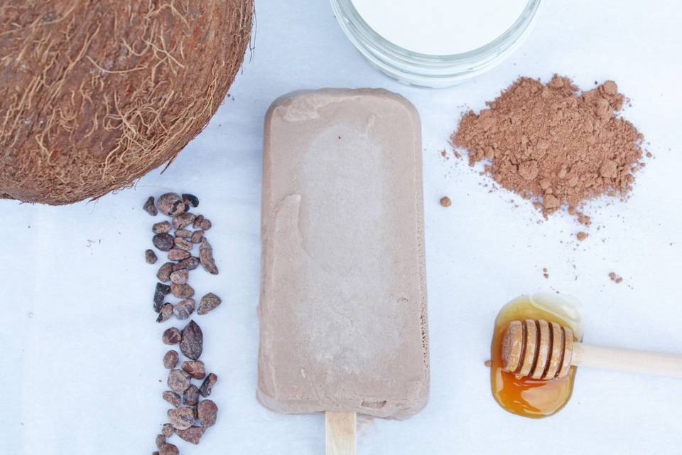 Coconut chocolate milk