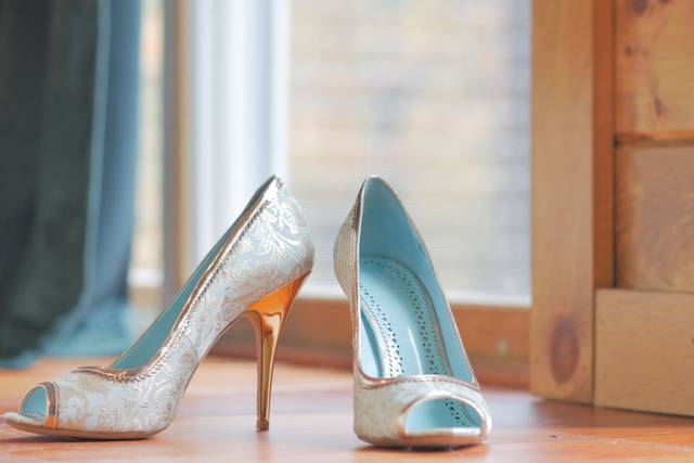 Bride's shoes