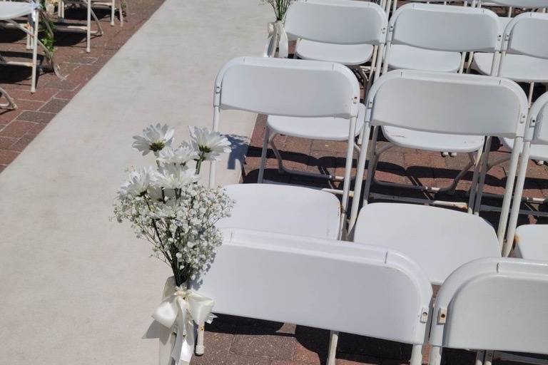 Ceremony chair ties