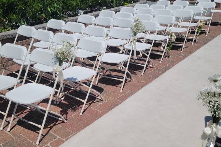 Ceremony chair ties