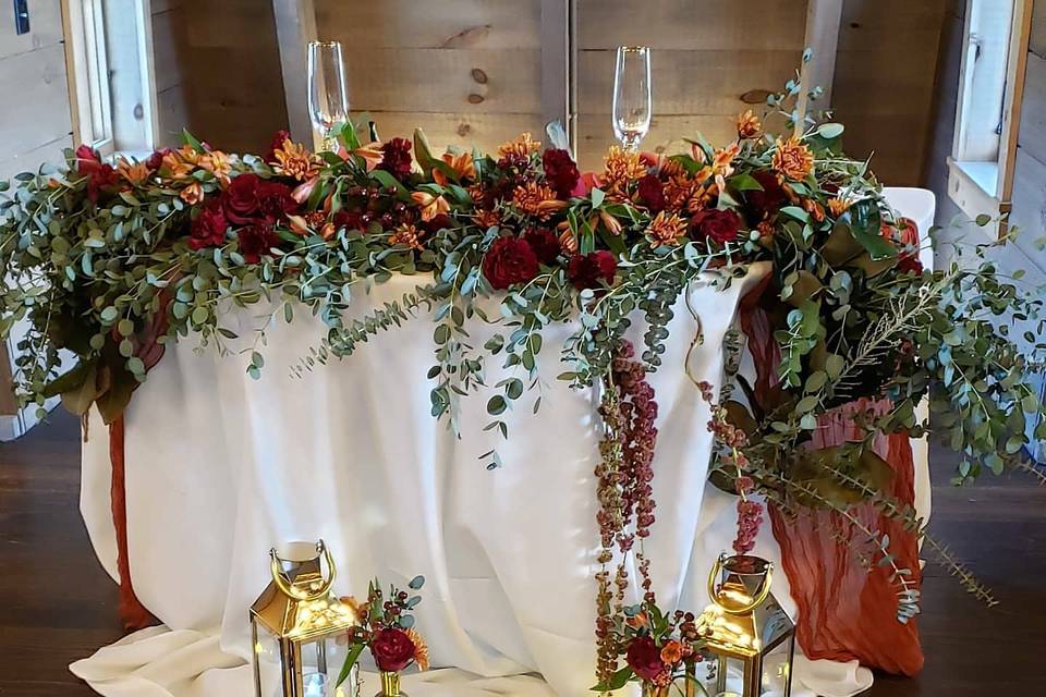 Sweetheart table