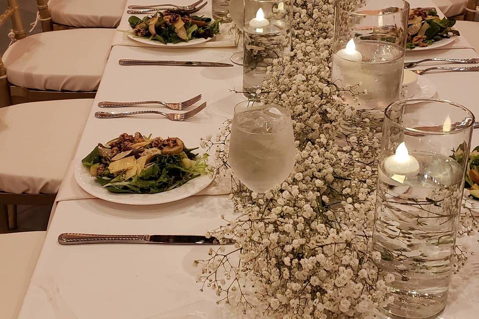 Wedding party table