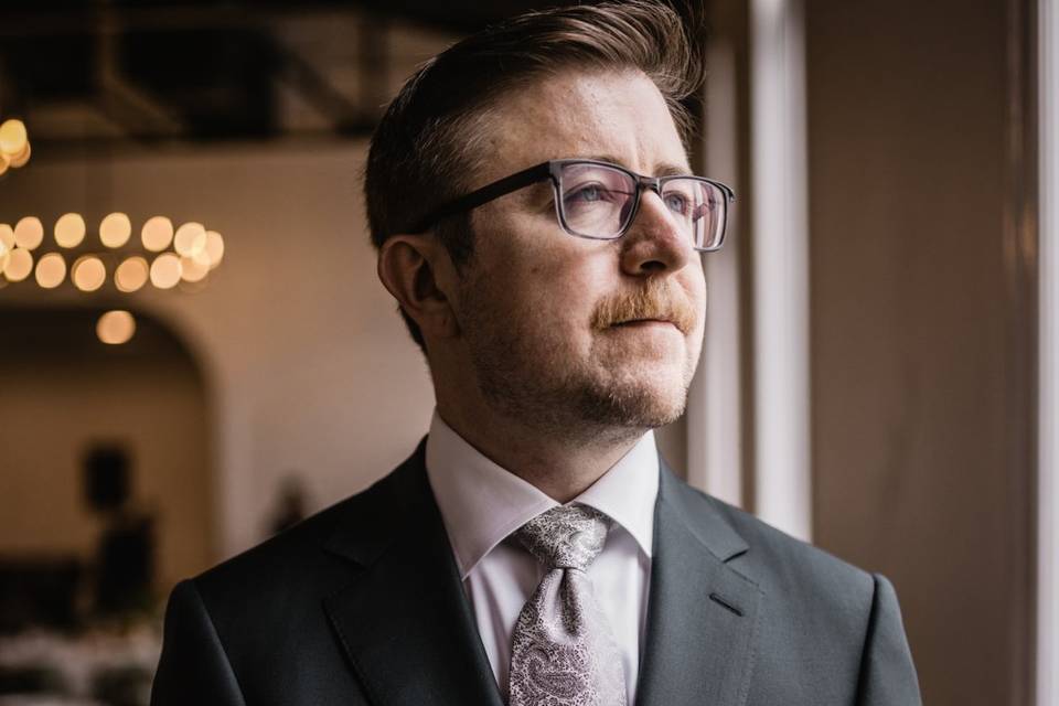 Groom Close Up