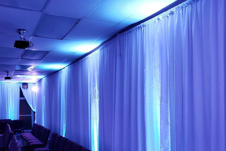 Ballroom draping