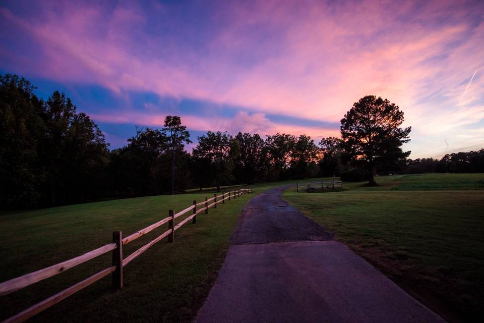 Sunset from the Porch