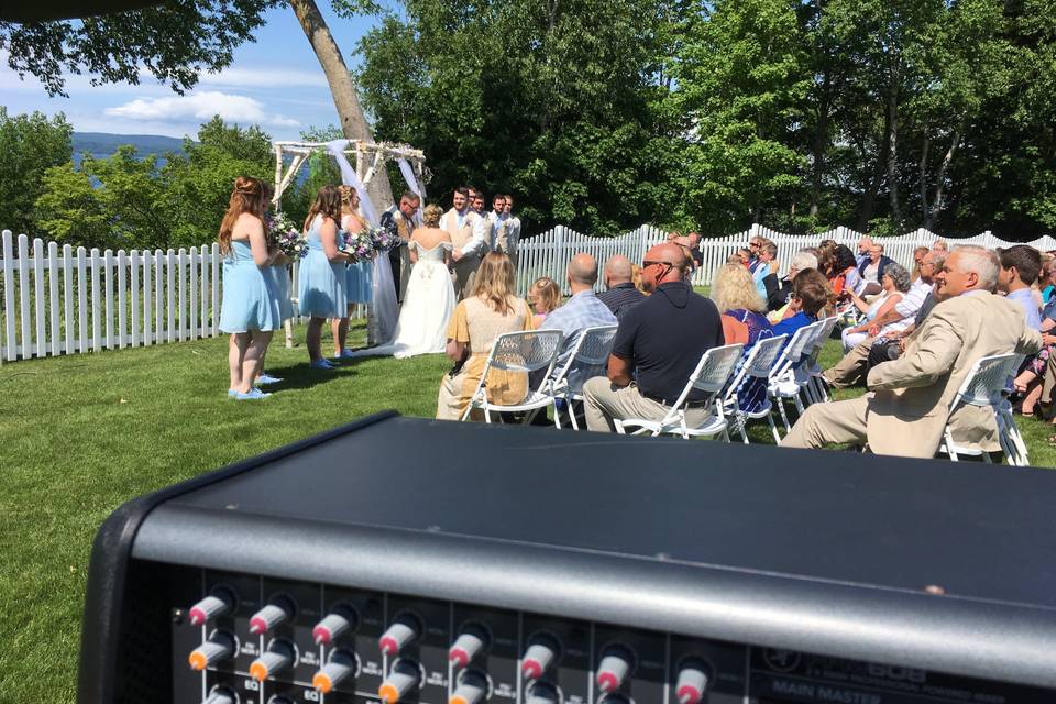 Outdoor ceremony