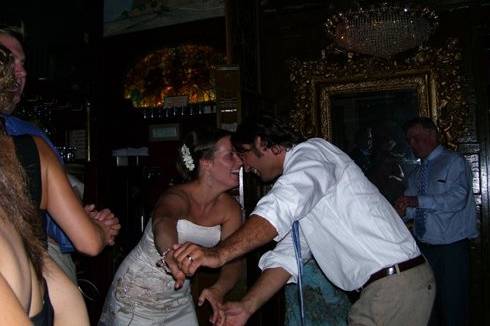 Bride & Groom dancing to Jazz Couture at Orso's Restaurant, Chicago, IL