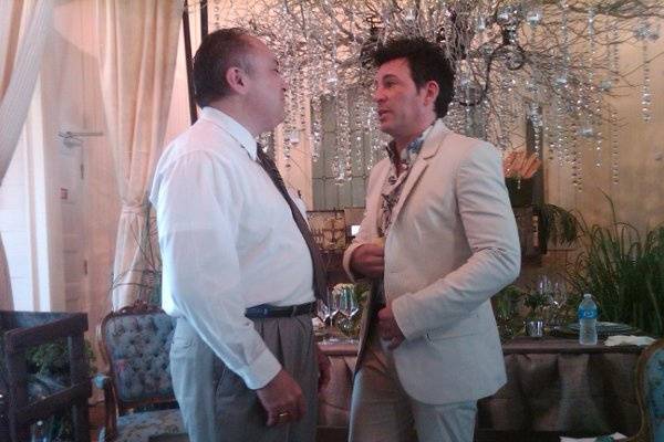 Rev. Joe chats weddings with David Tutera, Celebrity Wedding Planner and host of WeTV's 