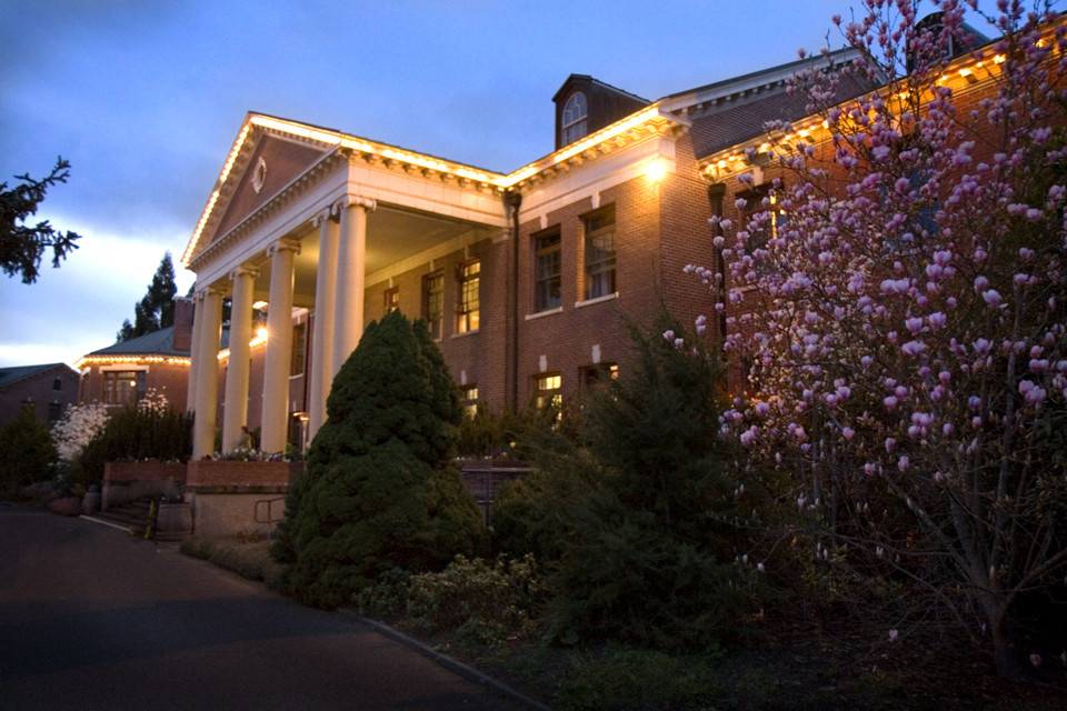 Grand Lodge at dusk