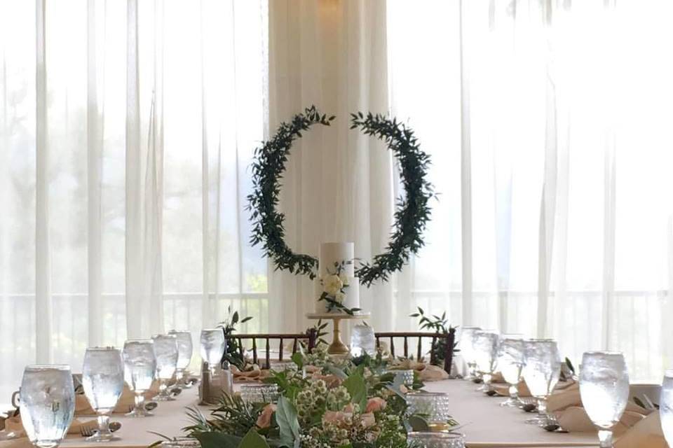 Wedding head table