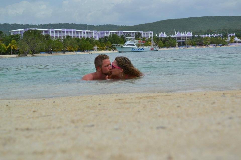 Eric and Sharee Roff at Sandals Montego Bay, Jamaica