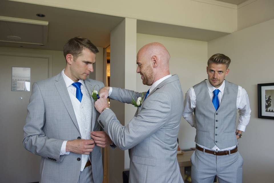 Groom's team