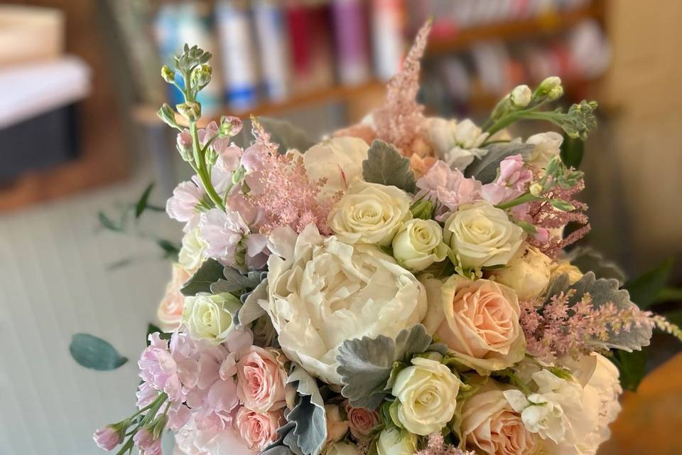 Soft White Peonies!!