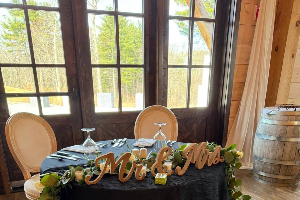 Sweet Heart Table