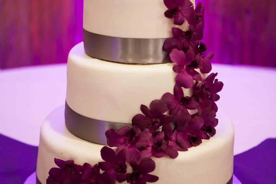 Wedding cake details shot
