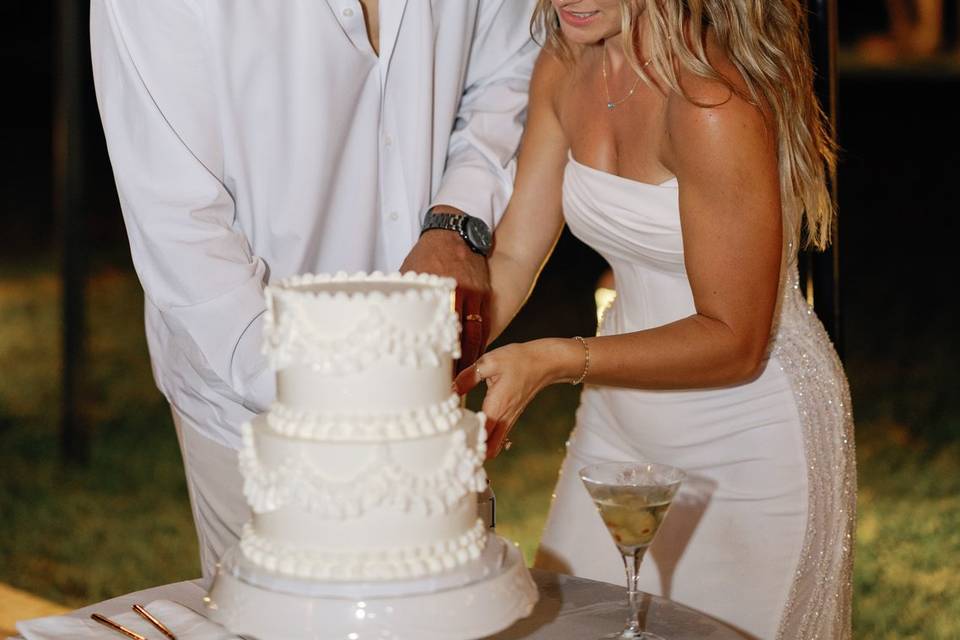 Cake Cutting – Destination Wed