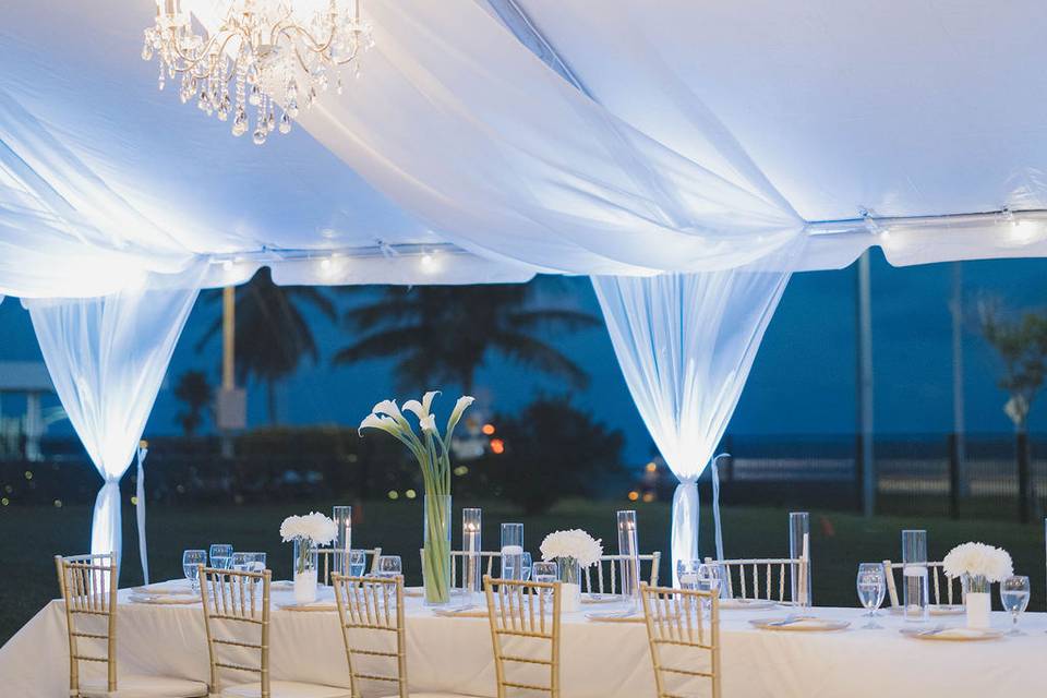 Chandelier Reception Elegance