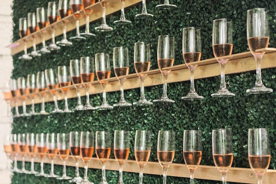 Champagne Wall