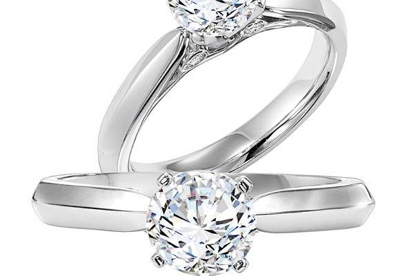Solitaire Engagement Rings - Shaftel Diamond Co. - Houston