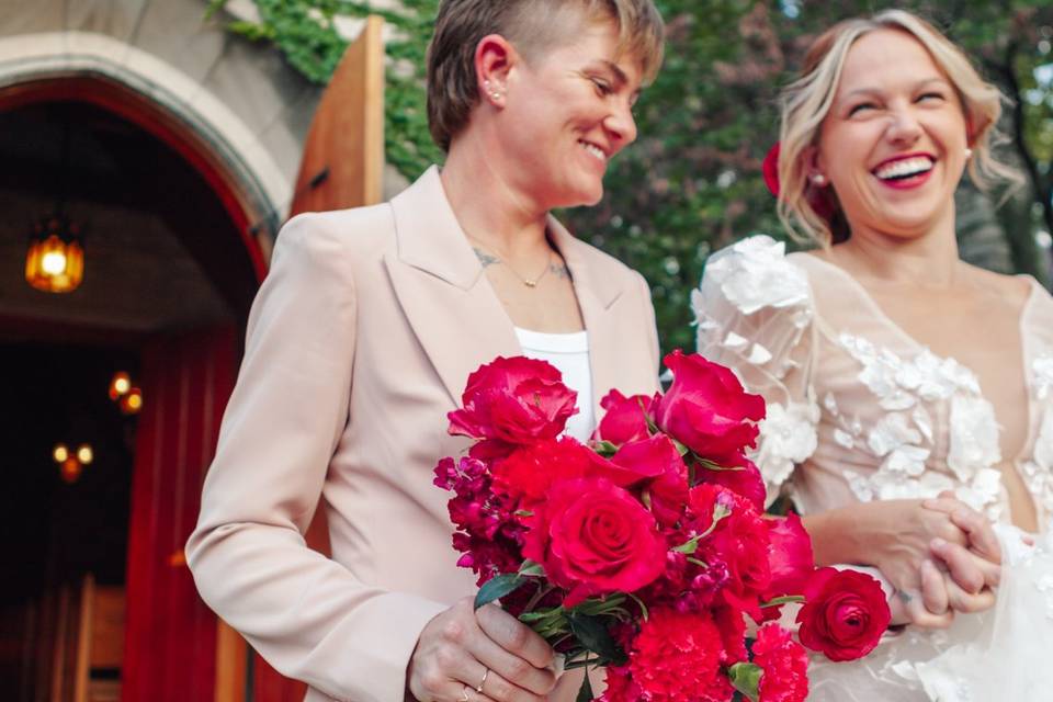 That just married feeling!