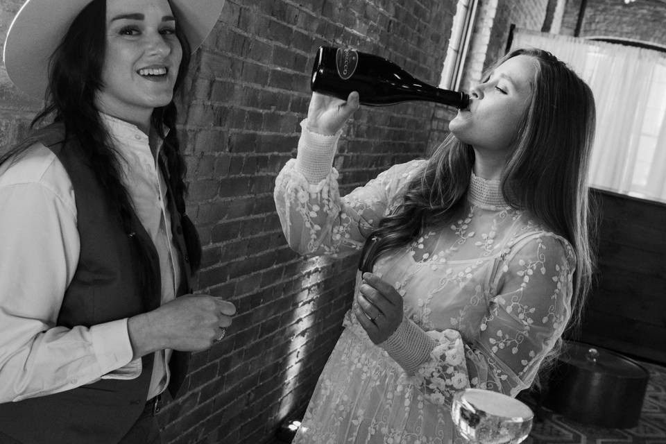 Pop the champagne!