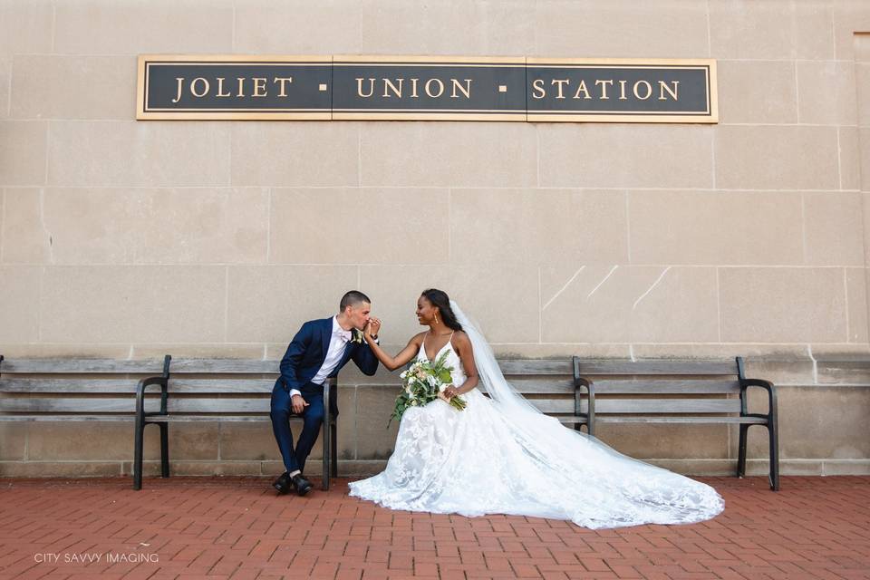 Joliet Union Station Wedding