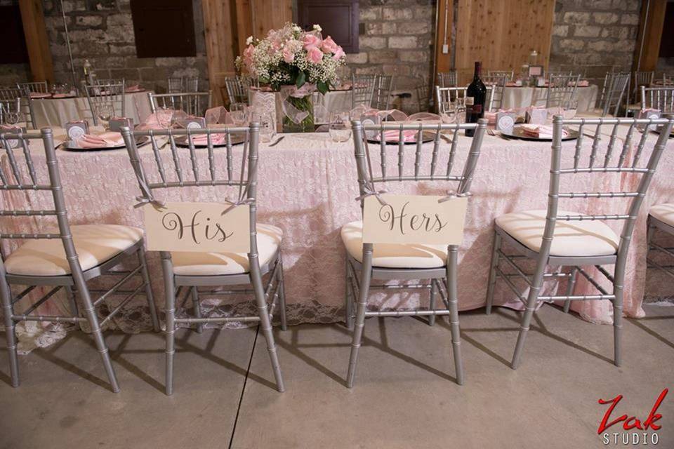 Sweetheart table