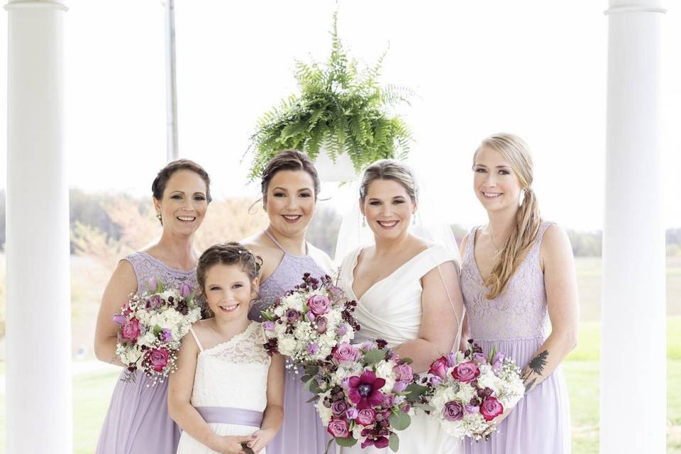 Spring lavender wedding