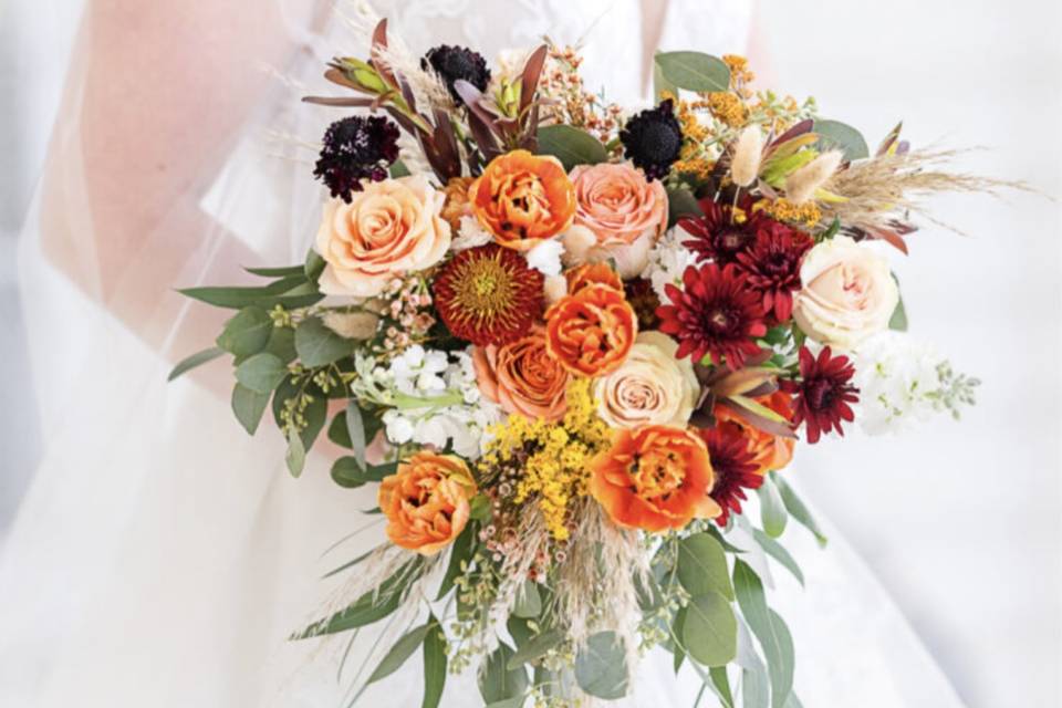 Rustic fall bouquet