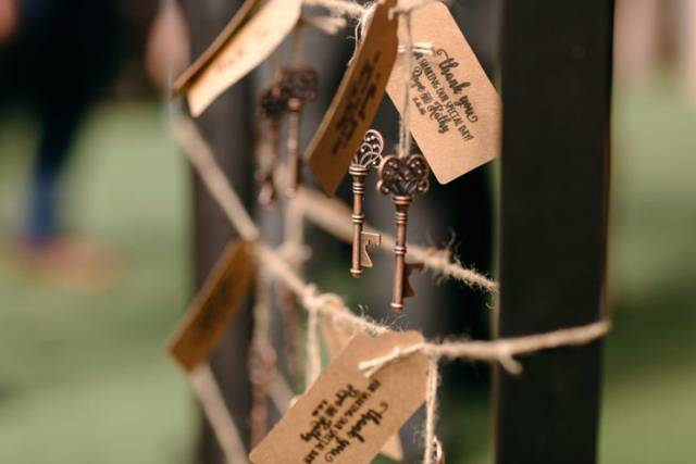 Wedding key decor
