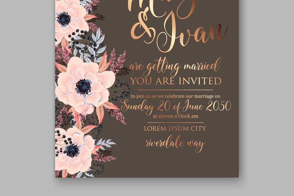 Wedding Invitations by Ivan Negin