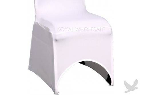 These spandex chair covers are great to cover up the ballroom chairs you may have. They can be used for a variety of chair styles and also come in Black or Brown.