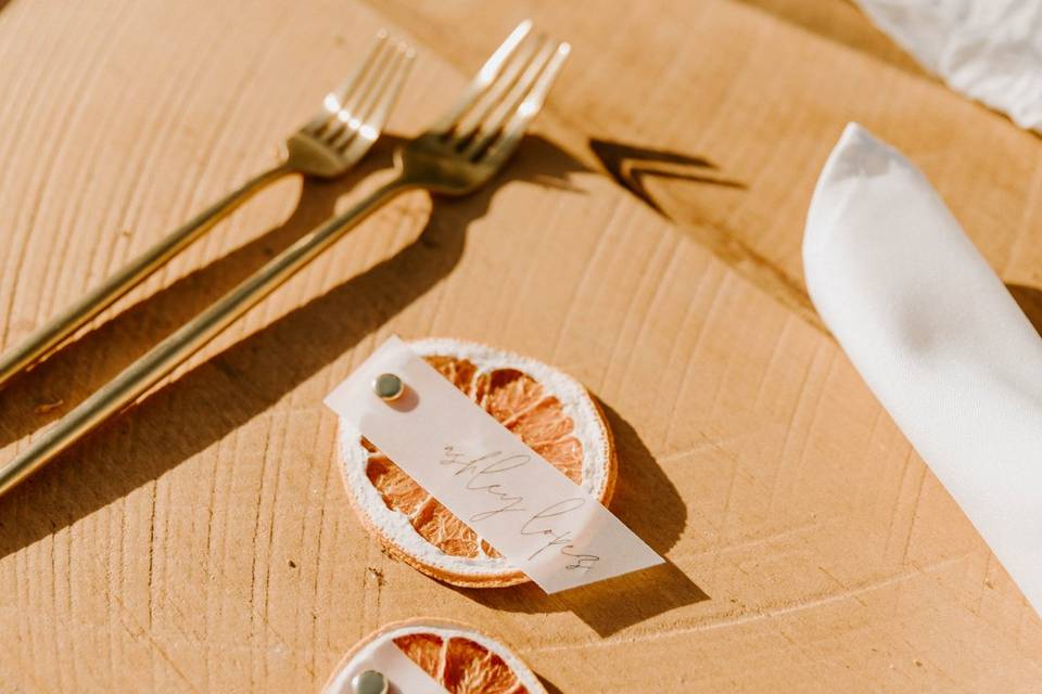 Simplistic Place Cards