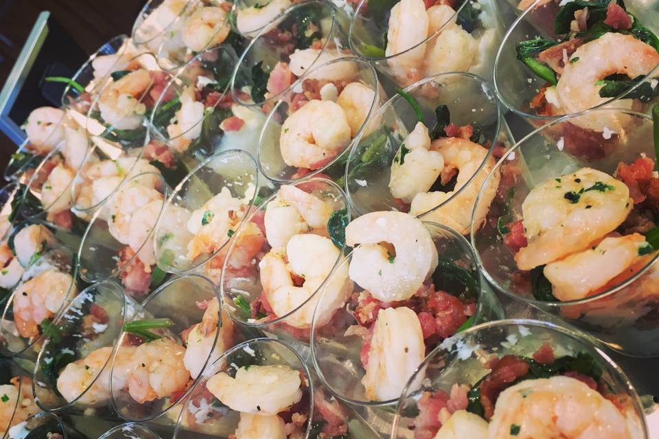 Shrimp and Grits Shooters