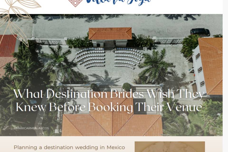Destination wedding