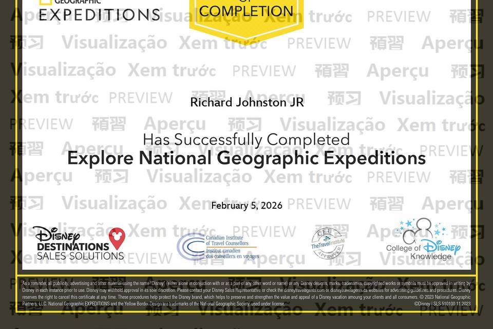 Nation Geo Cert