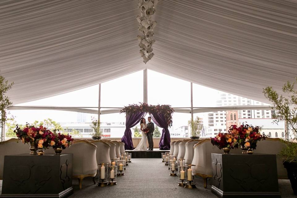 Wedding ceremony Terrace
