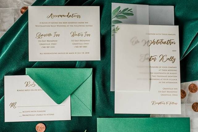 Vellum Wrap Invitations