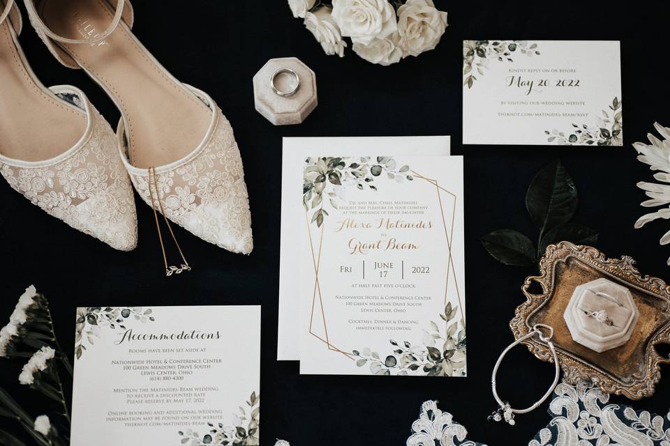 Gold Foil + Digital Invites