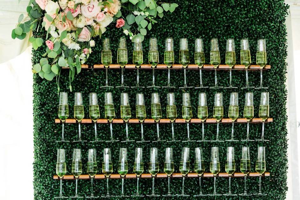 Champagne Wall